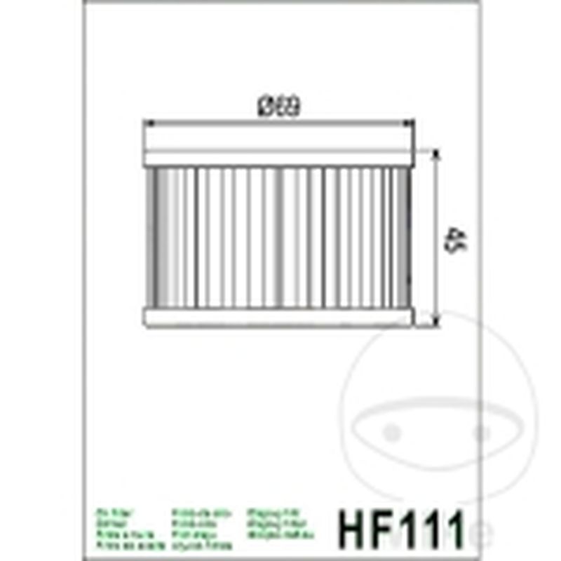 Filtro de Aceite Hiflo | Altn 7231199 | Motos Camaral