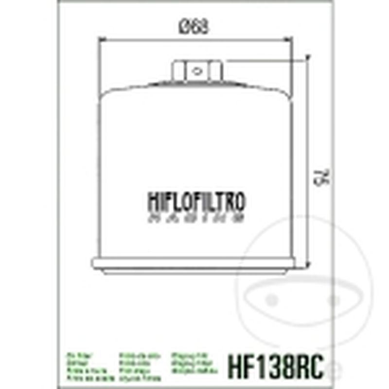 Filtro de Aceite Racing Hiflo | Rendimiento Superior | Motos Camaral
