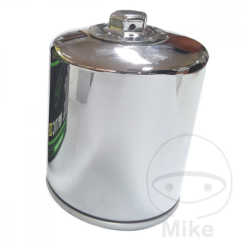 Filtro de Aceite Racing Cromado Hiflo | Motos Camaral