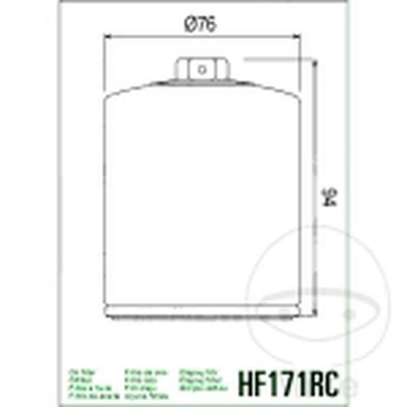 Filtro de Aceite Racing Cromado Hiflo | Motos Camaral