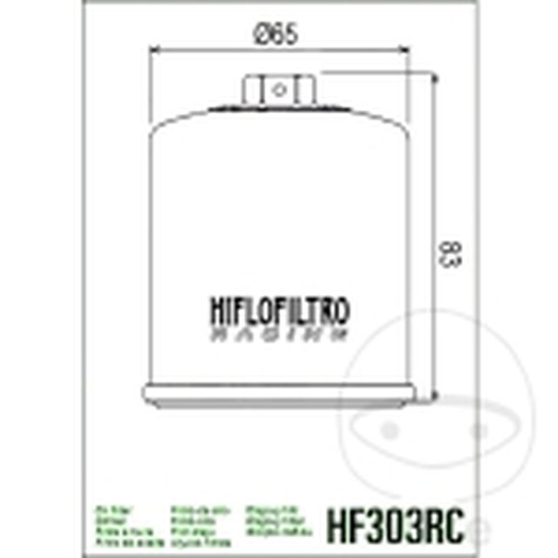 Filtro de Aceite Racing Hiflo | Motos Camaral