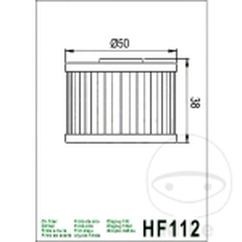 Filtro de Aceite Hiflo | Recambio Moto | Motos Camaral