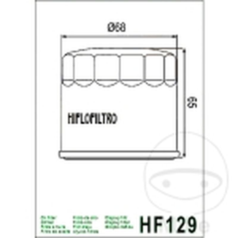 Filtro de Aceite Hiflo para Moto y Maquinaria | Motos Camaral