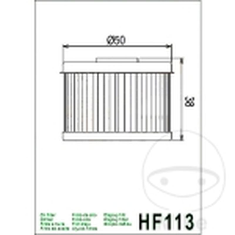 Filtro de Aceite Hiflo | Motos Camaral