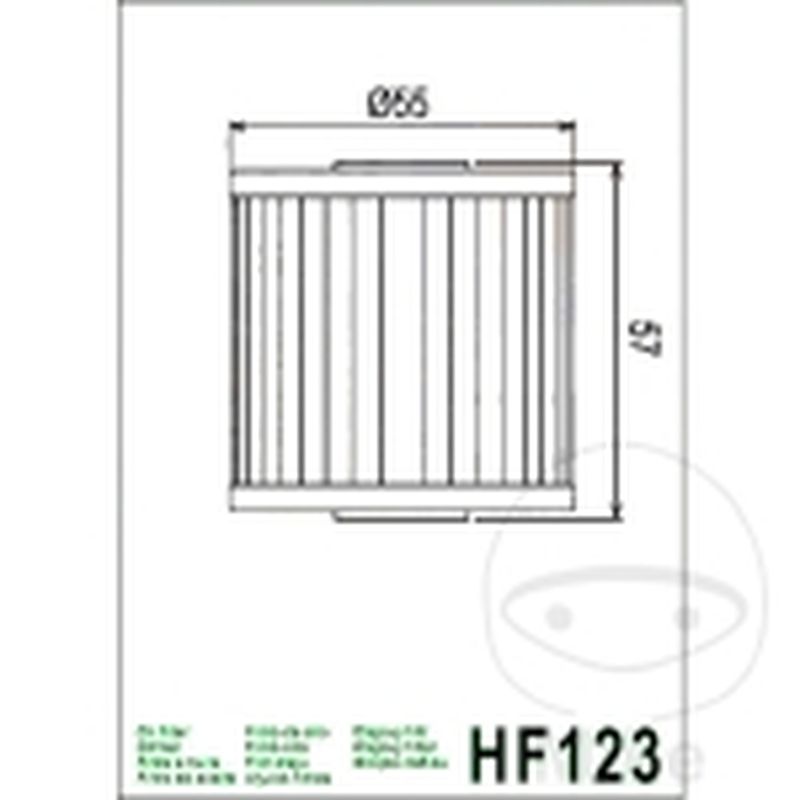 Filtro de Aceite Hiflo Altn 7230781 | Motos Camaral