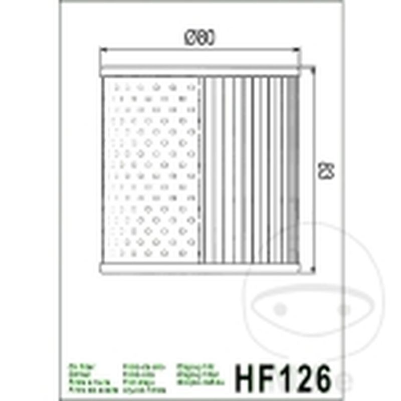 Filtro de Aceite Hiflo | Recambio Moto y Quad | Motos Camaral