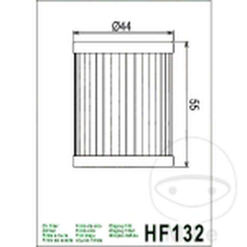Filtro de Aceite Hiflo Altn 7620503 | Motos Camaral