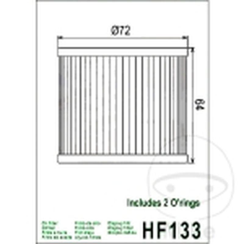 Filtro de Aceite Hiflo | Recambio Moto | Motos Camaral