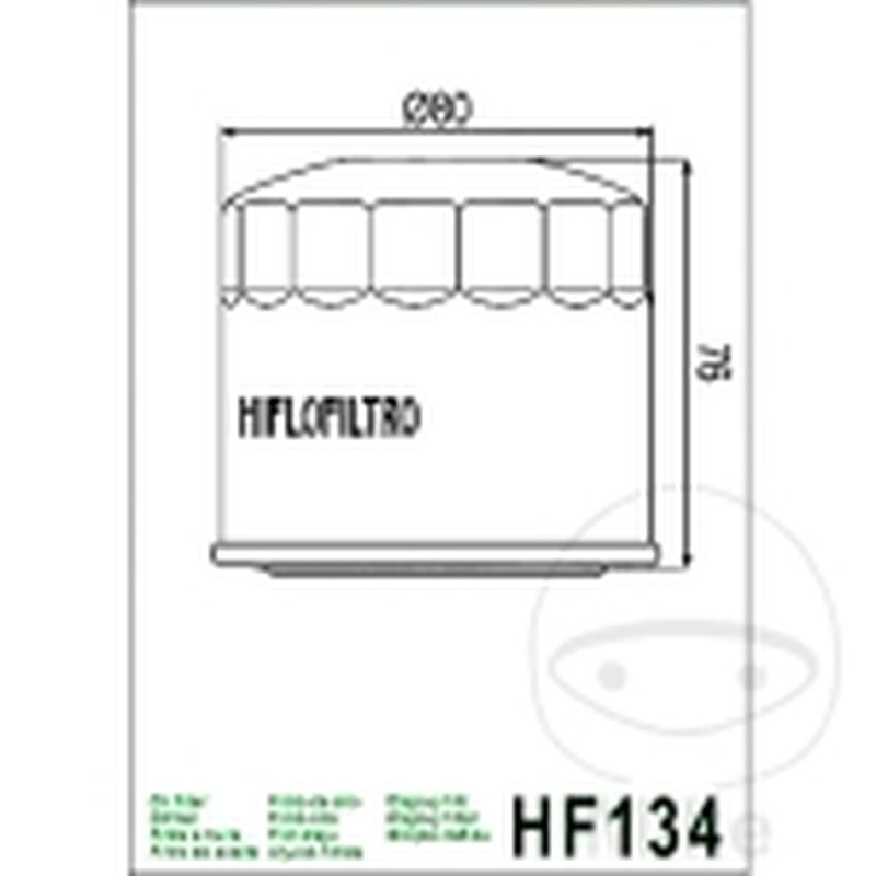 Filtro de Aceite Hiflo Altn 7620362 | Motos Camaral