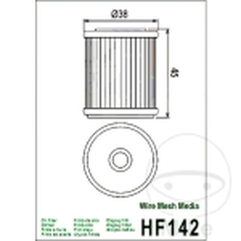 Filtro de Aceite Hiflo | Repuesto Original | Motos Camaral