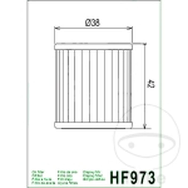 Filtro de Aceite Hiflo para Moto y Maquinaria | Motos Camaral