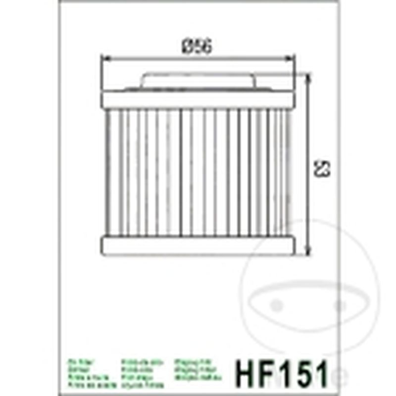 Filtro de Aceite Hiflo | Motos Camaral