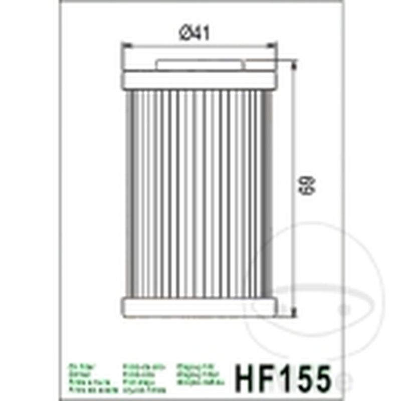 Filtro de Aceite Hiflo Altn 7620594 | Motos Camaral