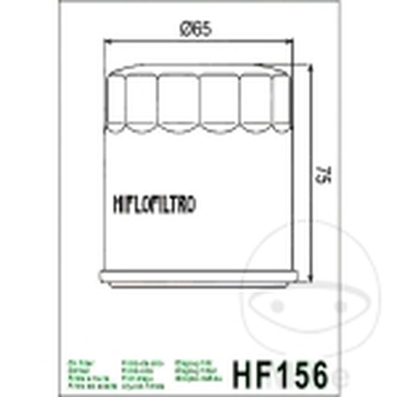 Filtro de Aceite Hiflo para Moto y Maquinaria | Motos Camaral