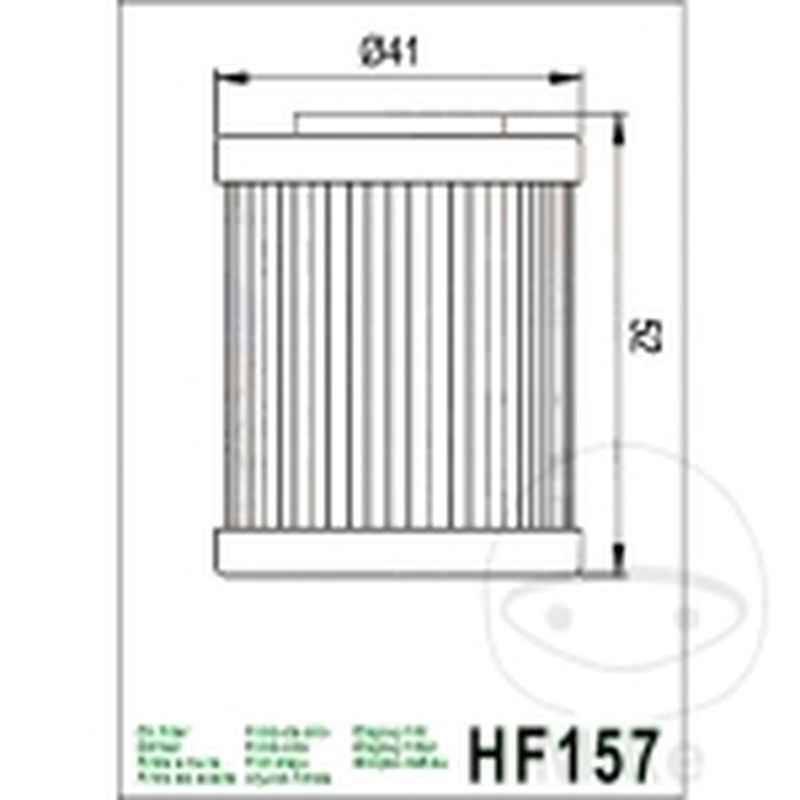 Filtro de Aceite Hiflo Altn 7231203 | Motos Camaral