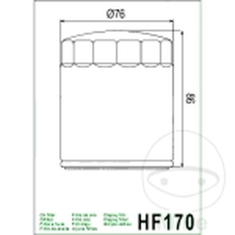 Filtro de Aceite Hiflo | Calidad Premium | Motos Camaral