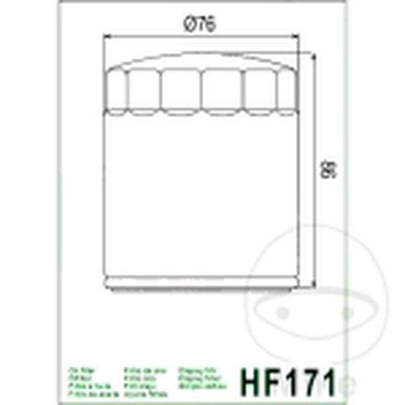 Filtro de Aceite Hiflo para Moto y Maquinaria | Motos Camaral