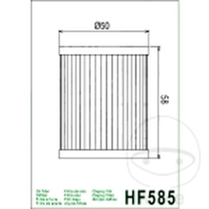 Filtro de Aceite Hiflo | Recambio Moto | Motos Camaral