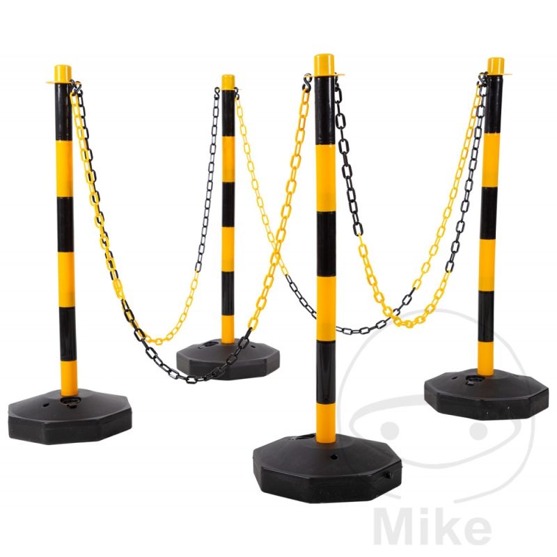 Barrera de Seguridad HV | 4 Postes 20m Cadena | Motos Camaral