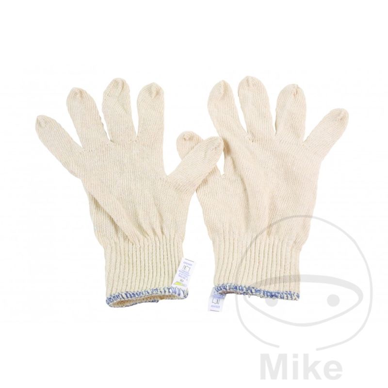 Guantes de Trabajo Algodón (10 Pares) | Protección Laboral | Motos Camaral
