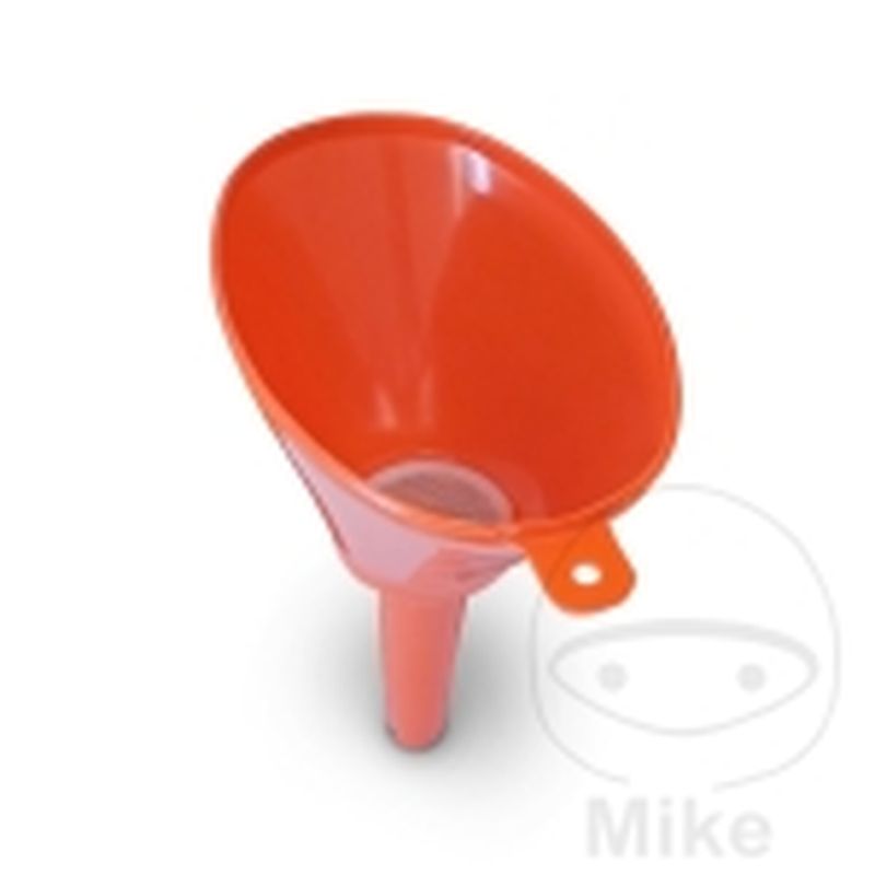 Embudo Ovalado Plástico con Tamiz para Taller | Motos Camaral