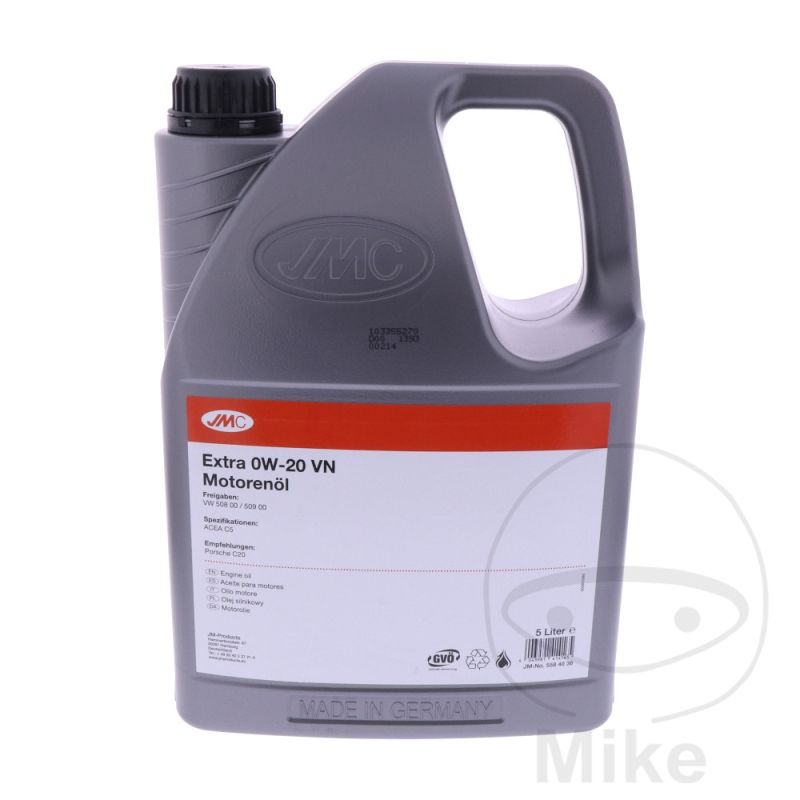 Aceite Motor 0W20 JMC 5L | Sintético Coche | Motos Camaral