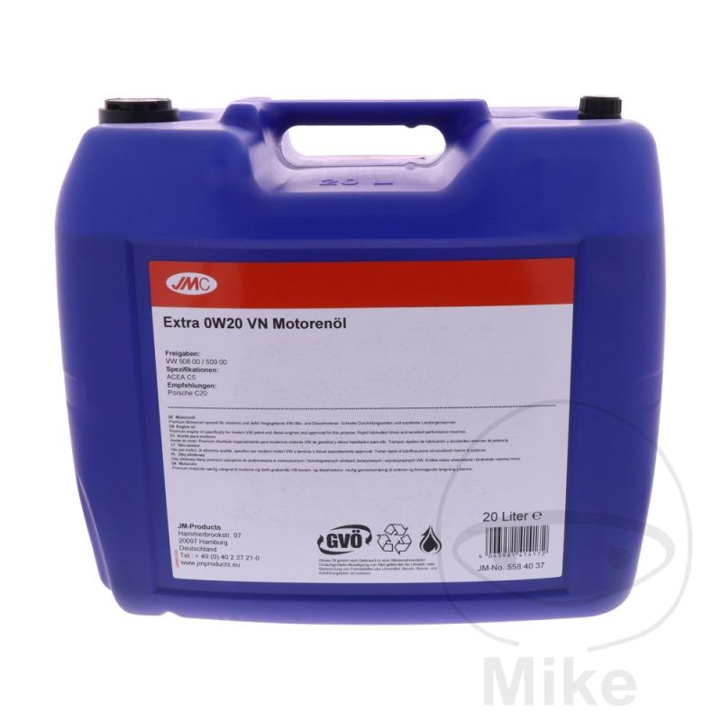 Aceite Motor JMC 0W20 VN 20 Litros | Motos Camaral
