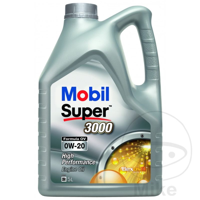 Aceite Motor 0W20 5L Mobil Super 3000 | Motos Camaral
