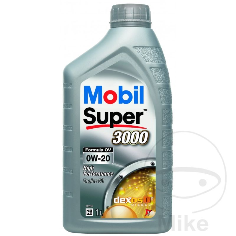 Aceite Motor 0W20 1L Mobil Super 3000 FORMULA OV | Motos Camaral