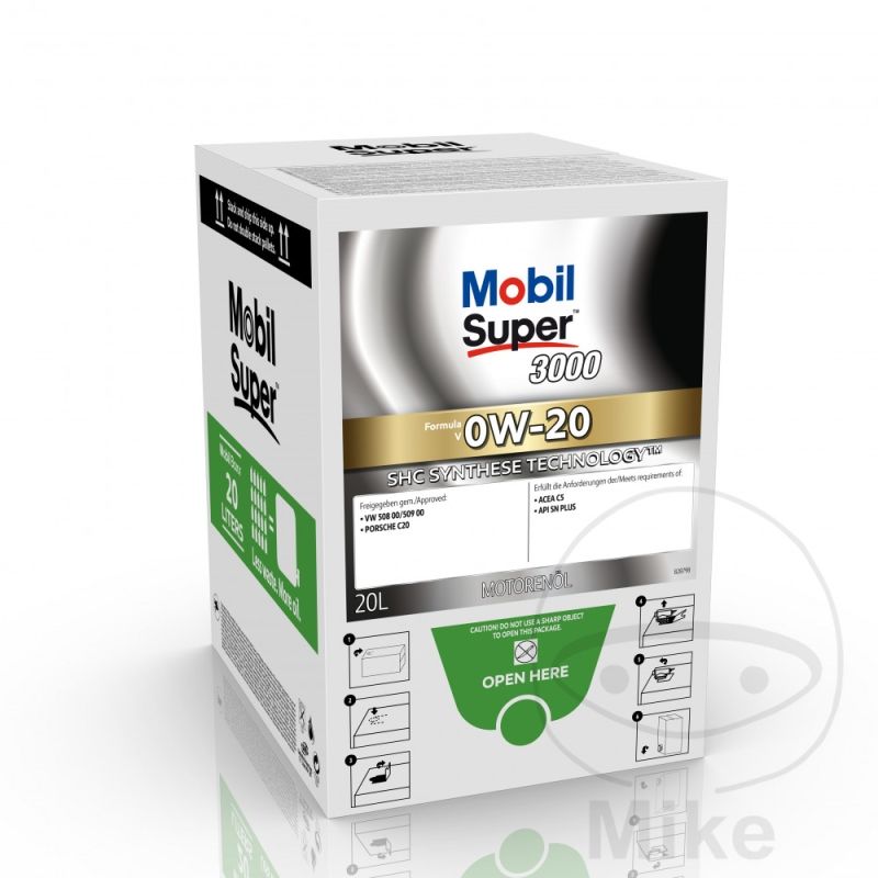 Aceite Sintético Motor 0W20 20L SUP3000 | Motos Camaral