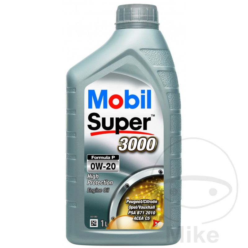 Aceite Motor 0W20 1L Mobil Super 3000 FORMULA P | Motos Camaral