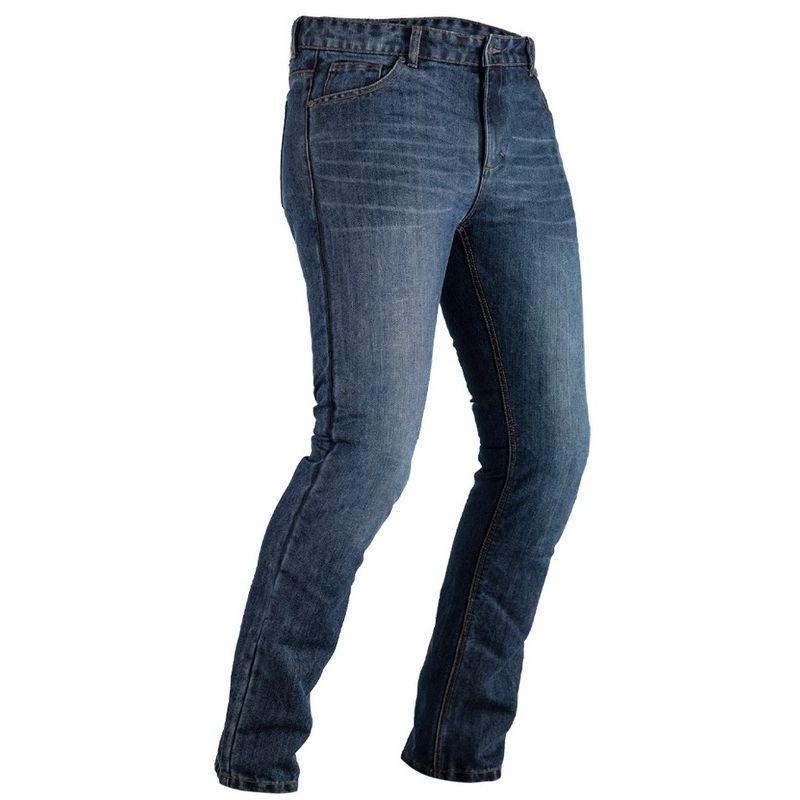 Pantalón textil reforzado con aramida RST Tapered-Fit CE hombre - Azul oscuro - motoscamaralweb.com