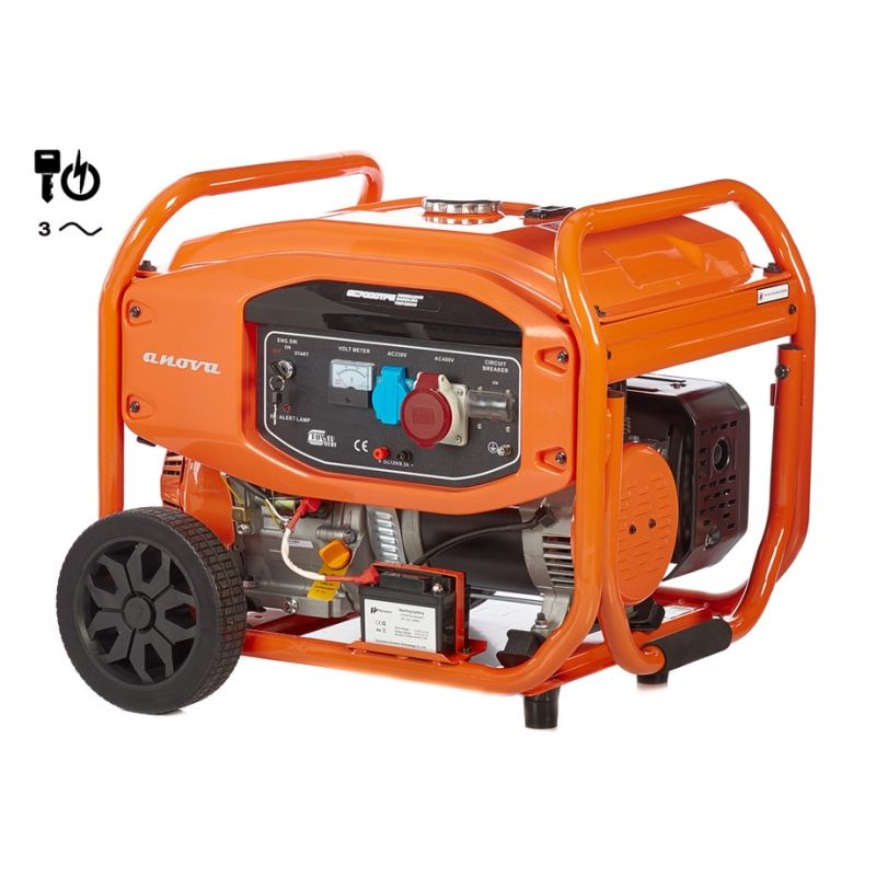 GENERADOR GASOLINA TRIFASICO 7000W / 8.75 KVA - 8.6A - motoscamaralweb.com