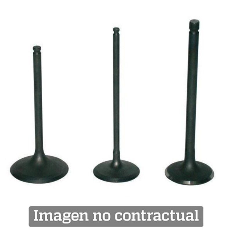 Válvula de acero Prox Ø26.00 longitud 82.40 Øcuello 5.00 Escape - motoscamaralweb.com