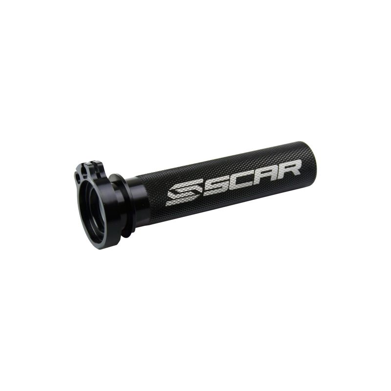 Caña de gas SCAR de aluminio + rodamiento negra - motoscamaralweb.com