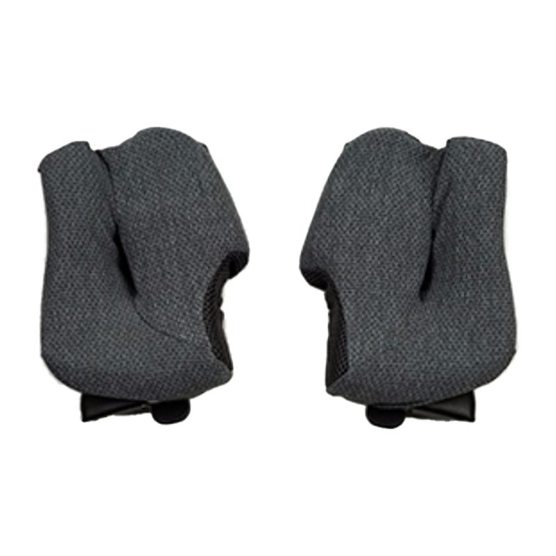 Carrilleras ARAI (Antimicrobiano). 30 mm. Gris (Modelos: CHASER-V/PRO) - motoscamaralweb.com