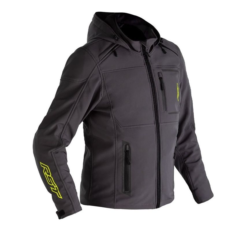 Chaqueta textil reforzada con aramida RST Frontline CE hombre - Gris oscuro - motoscamaralweb.com