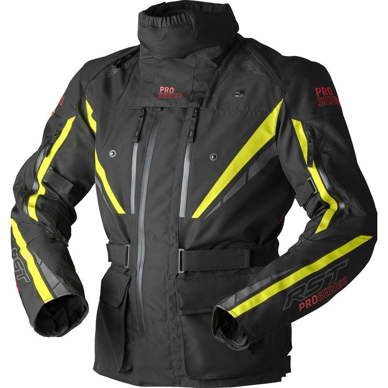 Chaqueta textil RST Pro Series Paragon D3O - negro/amarillo neón - motoscamaralweb.com