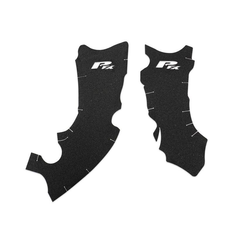 Protectores antideslizantes para chasis RFX Pro Series - negro - motoscamaralweb.com