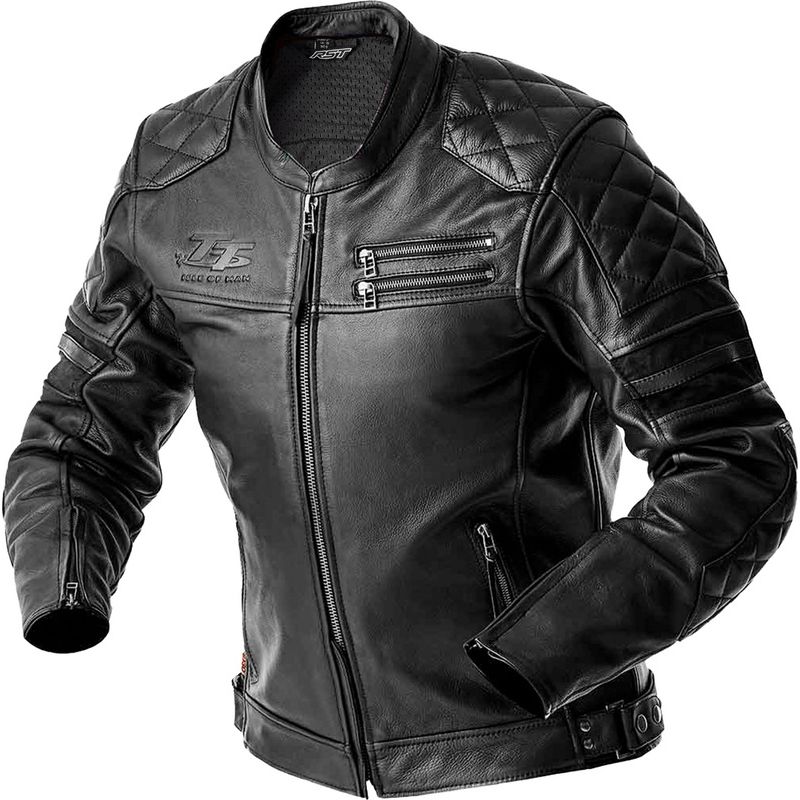 Chaqueta de piel RST Hillberry D3O - negro - motoscamaralweb.com