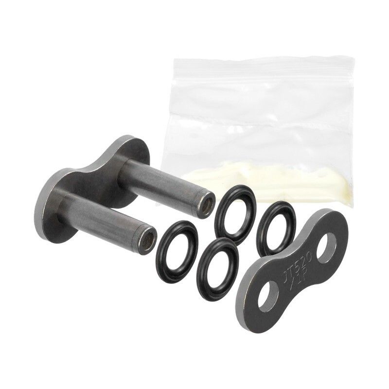 Enganche de cadena JT DRIVE CHAIN 520X1R con reten X-Ring tipo remache 520 - motoscamaralweb.com