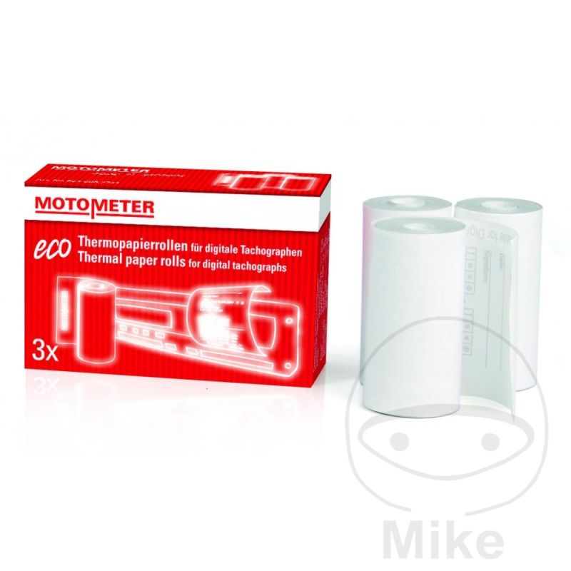 Pack 3 Rollos Papel Tacógrafo Thermopapier | Motos Camaral