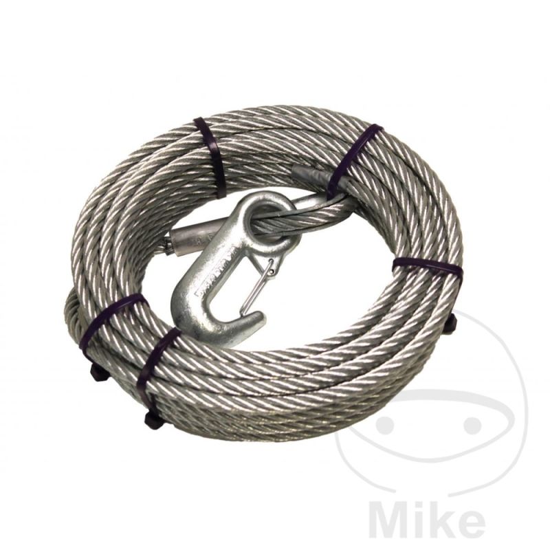 Cuerda de Alambre 6mm x 20m para Cabrestante | Motos Camaral