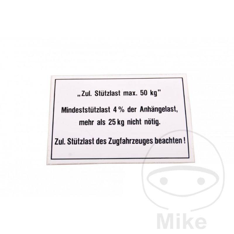 Pata de Apoyo para Remolque 50kg 105x74mm | Motos Camaral
