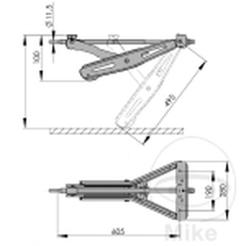 Soporte del Extractor AL-KO 1.000 kg | Motos Camaral