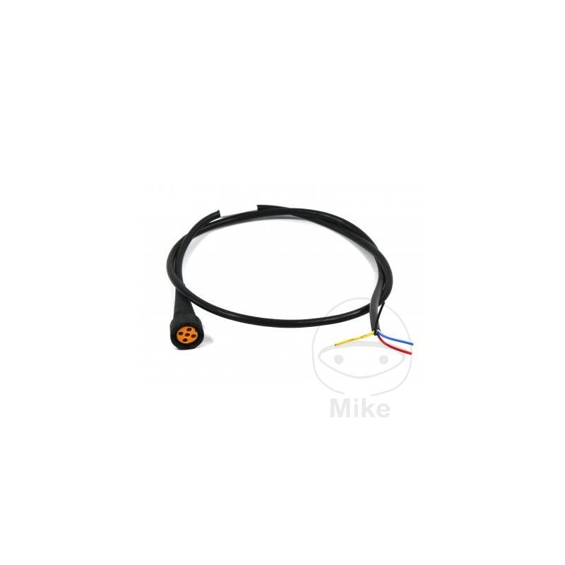 Cable de conexión 5P Izquierdo Amarillo 1m | Aspöck | Motos Camaral