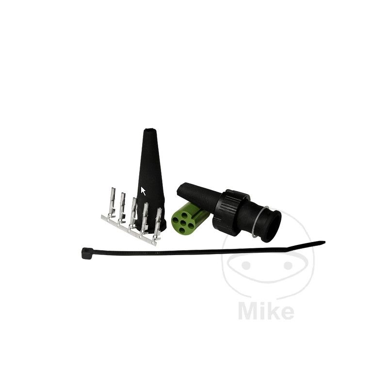 Kit Conexión 5P Verde Derecho Multipoint Aspöck | Motos Camaral