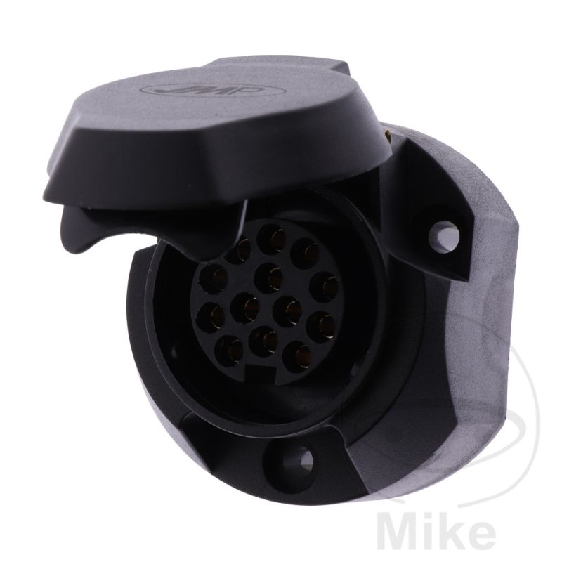 Enchufe 13 Polos 12V JMP Plástico | Motos Camaral