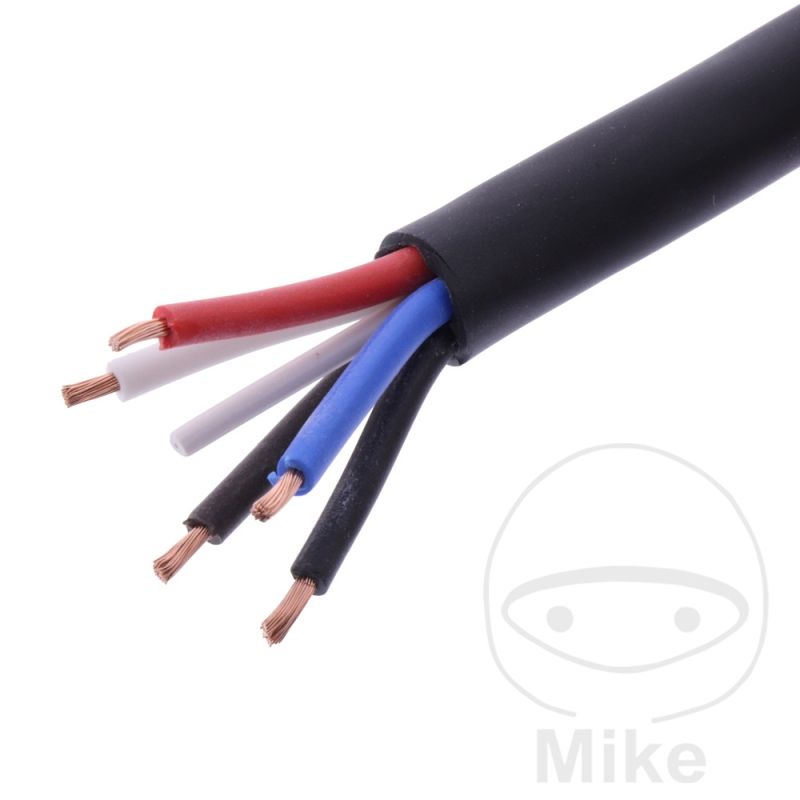 Cable H05RR-F 5x1.5 Negro JMP 1 Metro | Motos Camaral