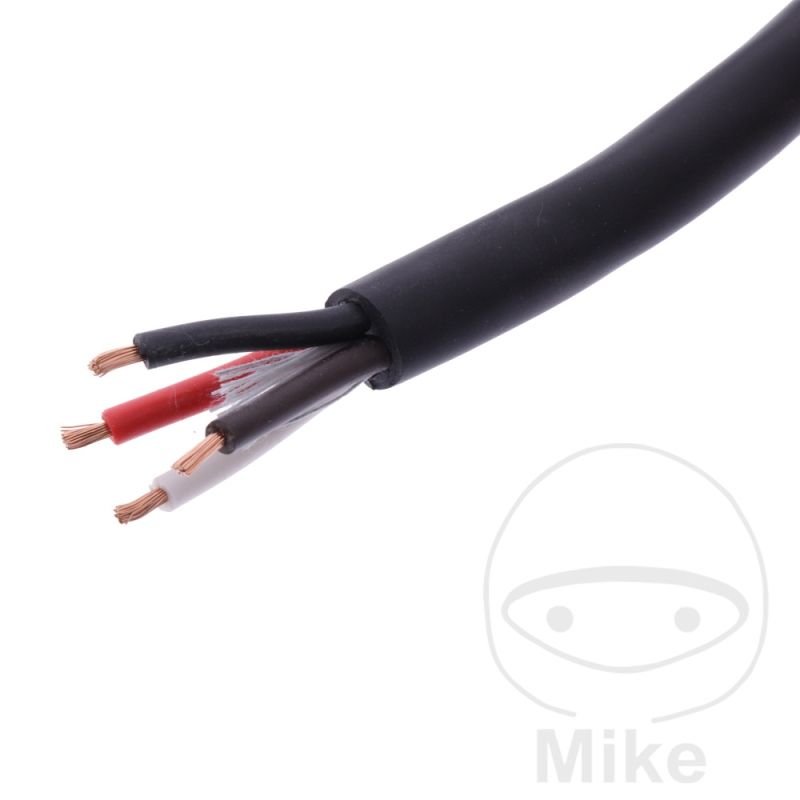 Cable H05RR-F 4x1.5mm Negro 2.5m | JMP | Motos Camaral